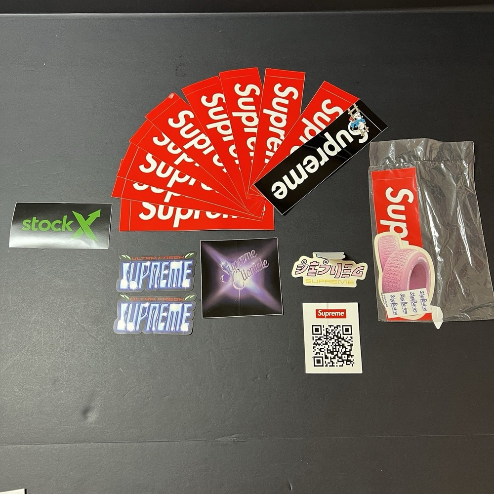 Lot Of 18 Supreme Stickers Bundle Brand New Authentic Bulk Lot 1 StockX